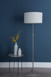 Pagazzi Lighting Pagazzi Brielle Satin Chrome Floor Lamp - thumbnail 3