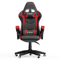 Onemill Gaming Chair Racing Style Ergonomic High Back Computer Chair With Height Adjustment, Headrest And Lumbar Support(Black&red)