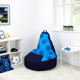 MAN CITY Manchester City Fc Highback Gaming Bean Chair - thumbnail 2