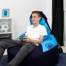 MAN CITY Manchester City Fc Highback Gaming Bean Chair - thumbnail 3