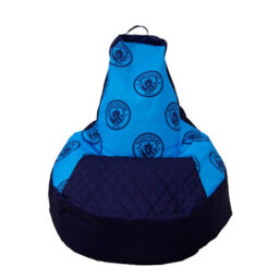 MAN CITY Manchester City Fc Highback Gaming Bean Chair - thumbnail 6