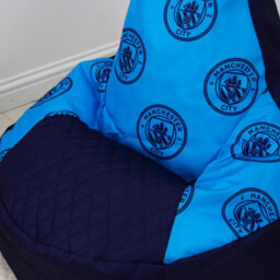 MAN CITY Manchester City Fc Highback Gaming Bean Chair - thumbnail 4