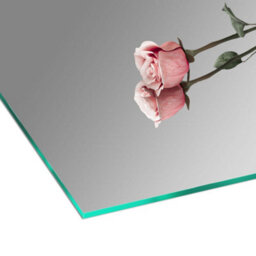 Sline 500mmx700mm Wall-Mounted Hd Glass Mirror Frameless Square Design Suitable For A Variety F Settings - thumbnail 4