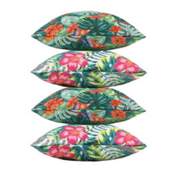icon Tropical Palm Prints Indoor Set Of 4 Outdoor Cushions - Collection Five - thumbnail 2