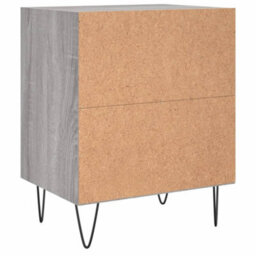 Berkfield Elegant Bedside Cabinets 2 Pcs Grey Sonoma 40X30X50 Cm Engineered Wood - thumbnail 7