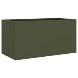 Walplus Planter Olive Green 62X30X29 Cm Steel - thumbnail 2