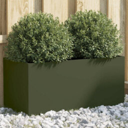 Walplus Planter Olive Green 62X30X29 Cm Steel - thumbnail 1