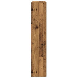 Vidaxl Room Divider Bookcase 4-Tier Old Wood 143.5X29X143.5 Cm Engineered Wood - thumbnail 6