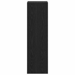 Berkfield Modern Book Cabinet Black Oak 99 X 29 X 99 Cm Engineered Wood - thumbnail 6
