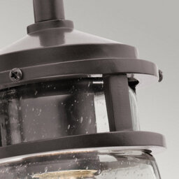 Luminosa Lighting Elstead Lyndon 1 Light Outdoor Small Wall Lantern Light Architectural Bronze Ip44, E27 - thumbnail 4