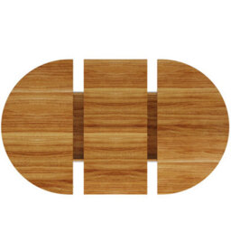 Abrihome Extendable Round To Oval Dining Table 118-158 Cm Convertible Kitchen Table  Seats 4-6  Walnut Finish With Glass Door Sideboard - thumbnail 8