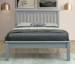 Save On Goods UK 5Ft King Size Grey Wood Wooden Bed Frame.low Foot End - thumbnail 4