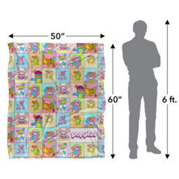Popples Squares Blanket Multicoloured (One Size) - thumbnail 5