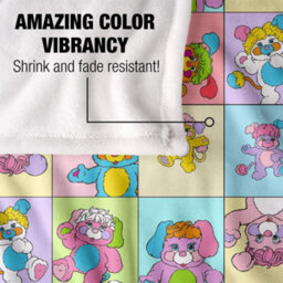 Popples Squares Blanket Multicoloured (One Size) - thumbnail 4