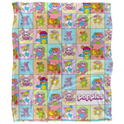 Popples Squares Blanket Multicoloured (One Size) - thumbnail 2
