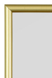 Mirroroutlet Manhattan Gold Aluminium Framed Modern Wall Mirror 153 X 61.5Cm - thumbnail 3