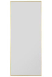 Mirroroutlet Manhattan Gold Aluminium Framed Modern Wall Mirror 153 X 61.5Cm - thumbnail 5