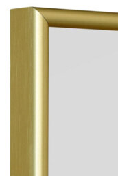 Mirroroutlet Manhattan Gold Aluminium Framed Modern Wall Mirror 153 X 61.5Cm - thumbnail 4