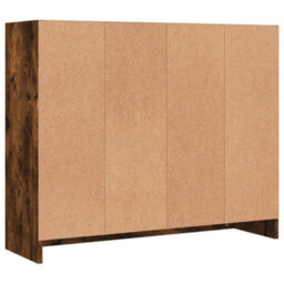 Berkfield Sideboard Smoked Oak 91X28X75 Cm Engineered Wood - thumbnail 8