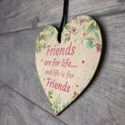 Red Ocean Friends Are For Life Sign Friendship Plaque Birthday Christmas Gift For Friend Keepsake - thumbnail 7