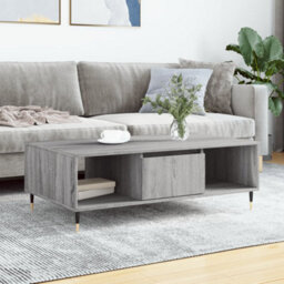 Berkfield Sturdy Coffee Table Grey Sonoma 104X60X35 Cm Engineered Wood - thumbnail 2