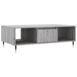 Berkfield Sturdy Coffee Table Grey Sonoma 104X60X35 Cm Engineered Wood - thumbnail 1