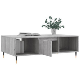 Berkfield Sturdy Coffee Table Grey Sonoma 104X60X35 Cm Engineered Wood - thumbnail 4