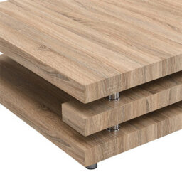 Furniture in Fashion Borneo Wooden Coffee Table Square In Sanremo Oak - thumbnail 8