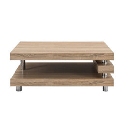 Furniture in Fashion Borneo Wooden Coffee Table Square In Sanremo Oak - thumbnail 5