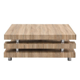 Furniture in Fashion Borneo Wooden Coffee Table Square In Sanremo Oak - thumbnail 6