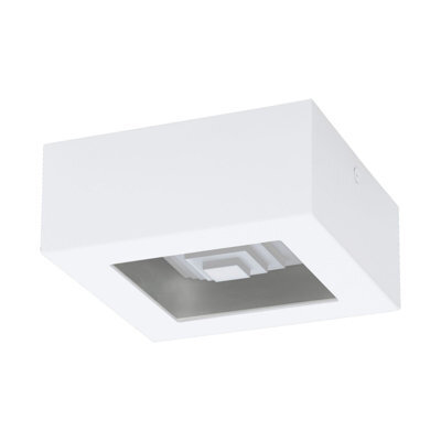 Modern White Led Wall And Ceiling Light Fixture 140mm X 140mm For Home Decor - image 1
