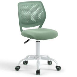 Gainoom Kids Ergonomic Study Chair Green Adjustable Height School Desk Chair Rolling Swivel