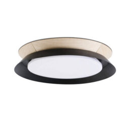 Luminosa Lighting Luminosa Tender Led Flush Ceiling Lamp Black 24W 3000K - thumbnail 1