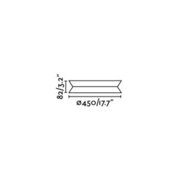 Luminosa Lighting Luminosa Tender Led Flush Ceiling Lamp Black 24W 3000K - thumbnail 3