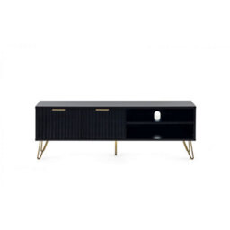 Ashfield Premium Matte Black Tv/media Unit - thumbnail 2