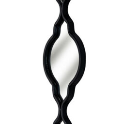 Hill Interiors Quarterfoil Decorative Hanging Mirror - Metal - L1 X W16 X H132 Cm - Black - thumbnail 3
