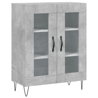 Berkfield Classic Sideboard Concrete Grey 69.5X34X90 Cm Engineered Wood - image 1