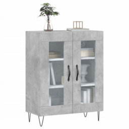 Berkfield Classic Sideboard Concrete Grey 69.5X34X90 Cm Engineered Wood - thumbnail 3