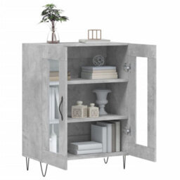 Berkfield Classic Sideboard Concrete Grey 69.5X34X90 Cm Engineered Wood - thumbnail 4
