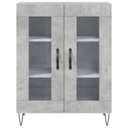 Berkfield Classic Sideboard Concrete Grey 69.5X34X90 Cm Engineered Wood - thumbnail 5