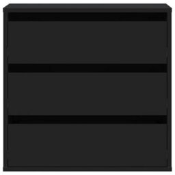 Berkfield Corner Chest Of Drawers Black 60X41X58 Cm Engineered Wood - thumbnail 4