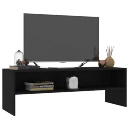 Berkfield Tv Cabinet Black 120X40X40 Cm Engineered Wood - thumbnail 3