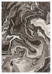 Eleanor Modern Embossed Contemporary Living Room Area Rug - Marble Design,mocha,160 X 230 Cm - thumbnail 2