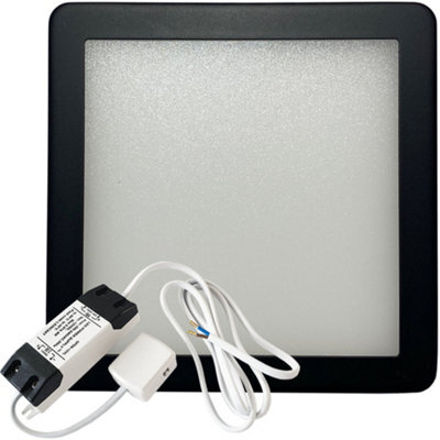 Ultra-Slim Matt Black Under Cabinet Kitchen Light Kit With Warm White Led And Driver - image 1