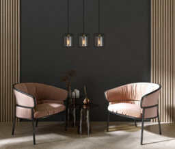 Luminosa Lighting Luminosa Kalula Industrial, Retro 3 Light Bar Pendant Ceiling Light, E27 - thumbnail 2