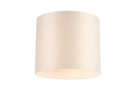 GoodHome Kpezin Cream Fabric Dyed Circular Light Shade (D)20Cm - thumbnail 3