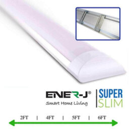 Ener-J 36W Led Prismatic Batten Fitting, 120Cms, 6500K (Pack Of 2 Units) - thumbnail 5