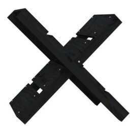 Berkfield Log Holder Black 47X39.5X48 Cm Solid Wood Pine - thumbnail 2