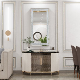 Artloge 120X60Cm Large Charming Diamond Wall Mirror Crushed Crystal Long Full Length Mirror - thumbnail 8