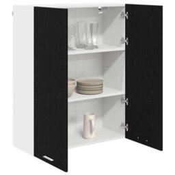 Walplus Hanging Cabinet Riga Black Oak 80 X 31 X 100 Cm Engineered Wood - thumbnail 3